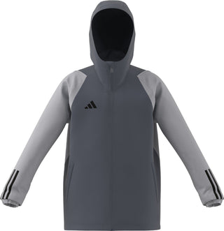 adidas Coat adidas Tiro 23 Junior Competition AW Jacket - Team Onix/Team Light Grey