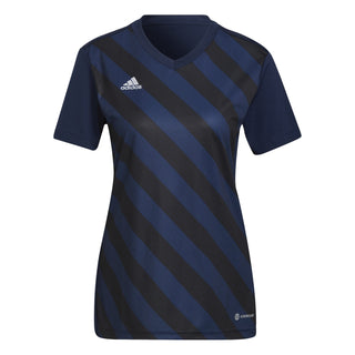 adidas Jersey adidas Entrada 22 Womens GFX SS Shirt - Team Navy Blue/Black