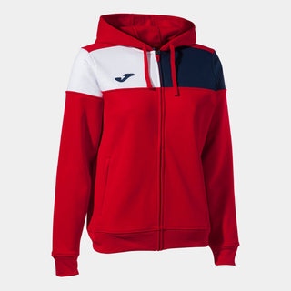 Joma Hoodie Joma Womens Crew V Zip-Up Hoodie Red Navy White