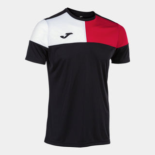 Joma Jersey Joma Crew V Short Sleeve Jersey Black Red White