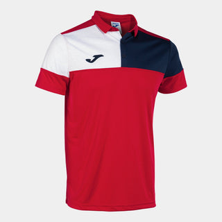 Joma Polo Joma Crew V Short Sleeve Polo Red Navy White