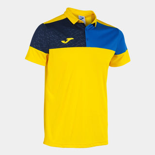 Joma Polo Joma Crew V Short Sleeve Polo Yellow Royal Navy