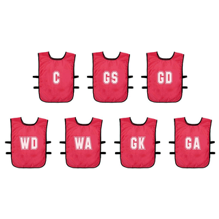 Precision Training Bib (Pack of 7) Mesh Netball Training Bibs (Youths, Adult)