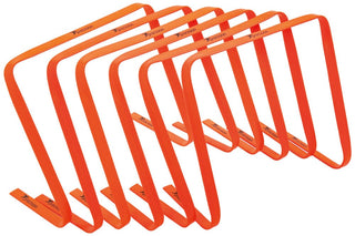 Precision Training Equipment Orange / 15' Precision Flat Hurdles Set (Set of 6) - Orange