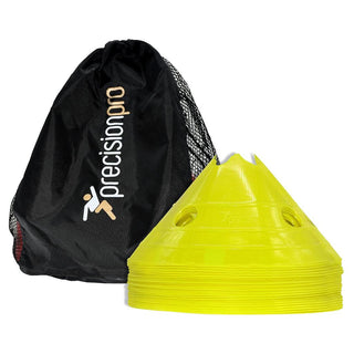 Precision Training Equipment Yellow Precision Giant Saucer Cone (Set of 20) - Yellow